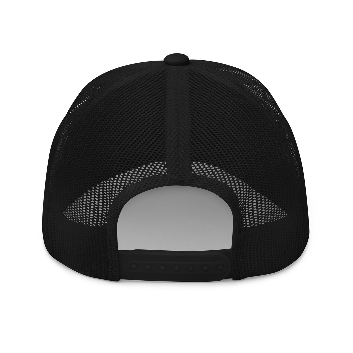 TRILO LOGO CAP BLACK RED OUTLINE