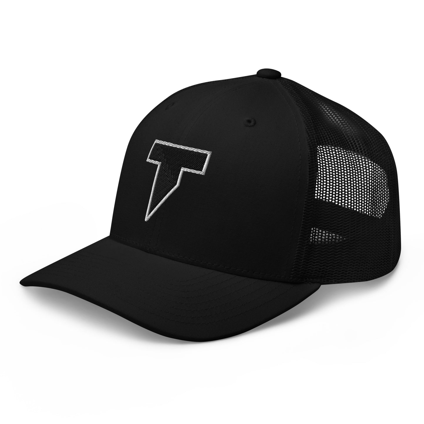 OG TRILO CAP BLACK WHITE OUTLINE