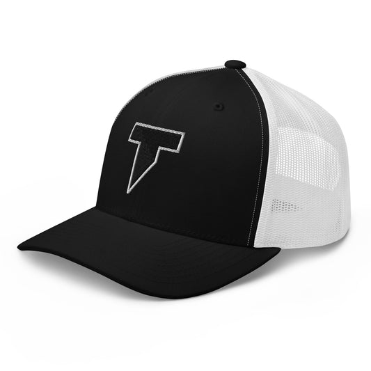 TRILO LOGO CAP WHITE BLACK